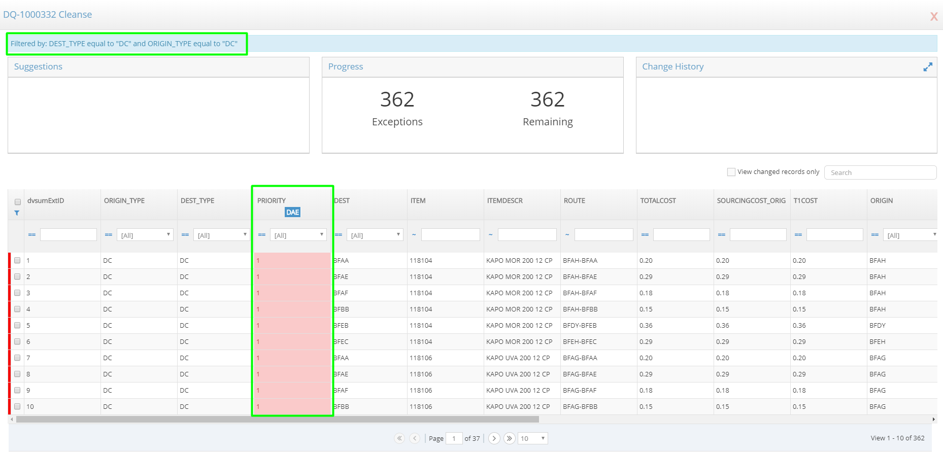 How to Create Rules (Standard Data Quality Ruleset Business Rules DAE